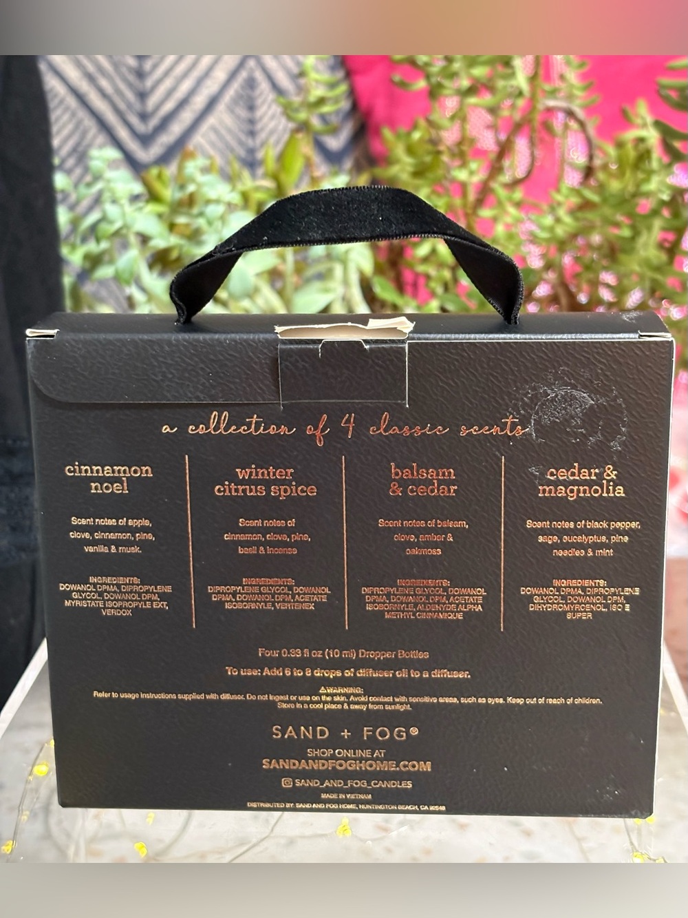 Sand + Fog Fragrance Diffuser Oils
Inspired on the California Coast, 4 Scents - Picture 3 of 10